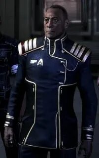 He wears a uniform