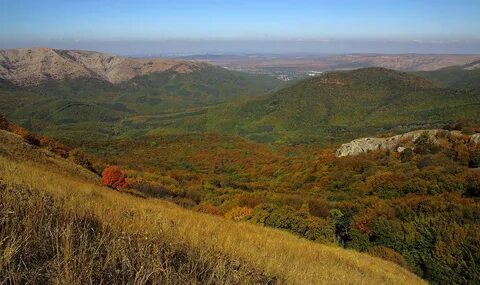 Крымские степи и крымские горы