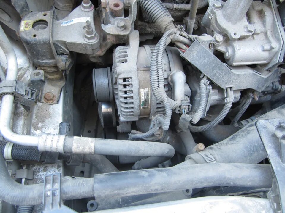 Тойота королла е150 2007гв как снять генератор Ремонт генератора Denso DAN1018 (Toyota 27060-0N050) и замена ремня Toyota Cor