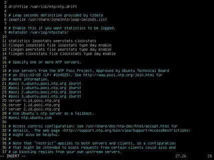 Ntp linux