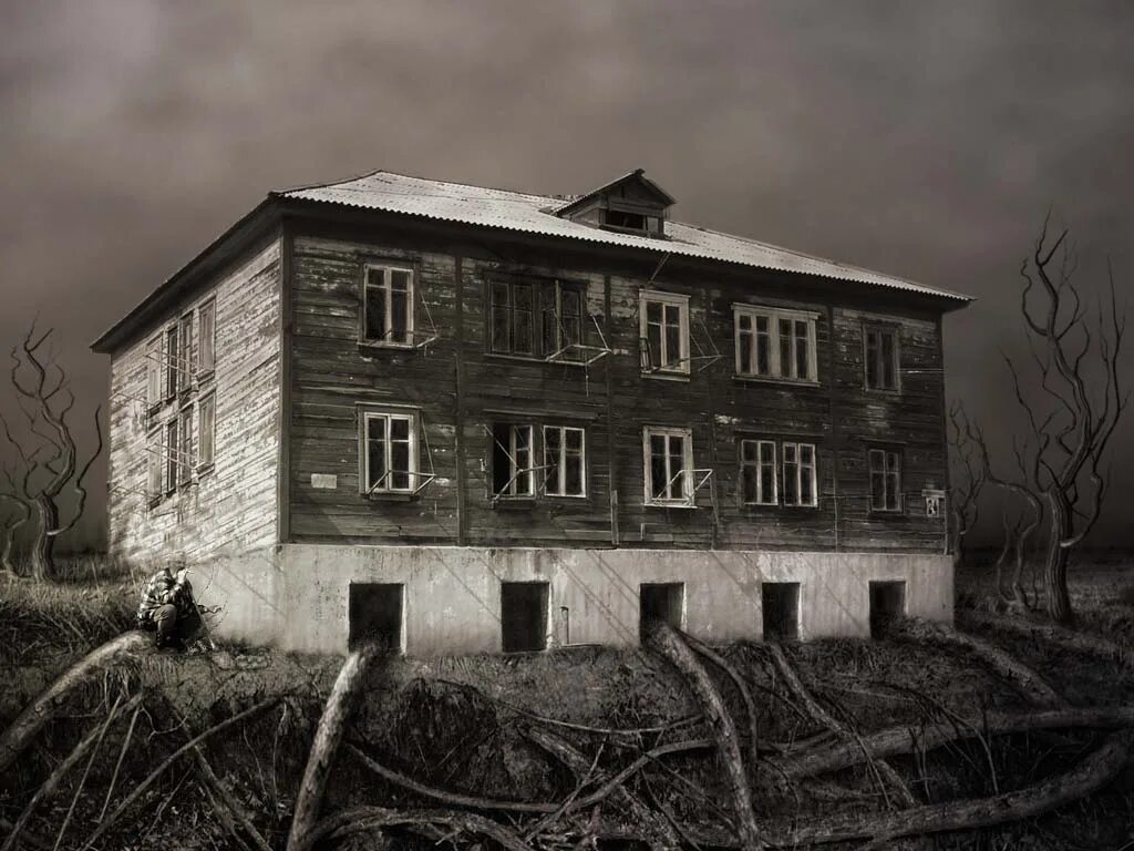 серый барак. серый барак. серый барак. современные бараки. нижегородская область бараки березники.