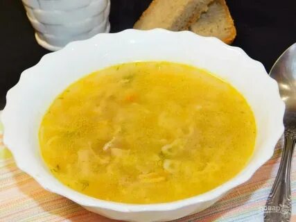 Куриный суп с кабачками