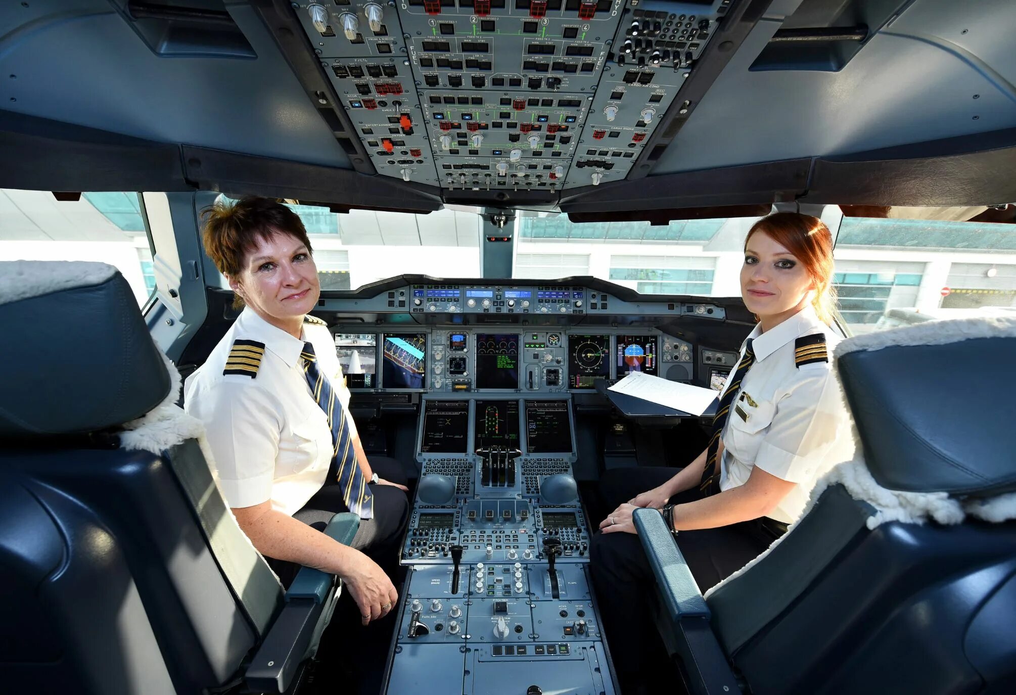 Flight cabin. Flight cabin