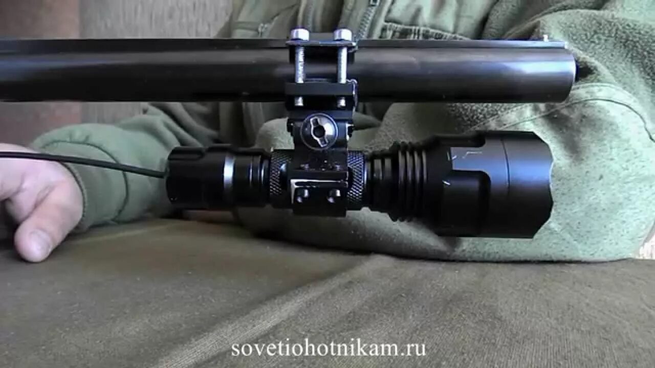 Как крепить фонарь. Подствольный фонарь на мр 155.