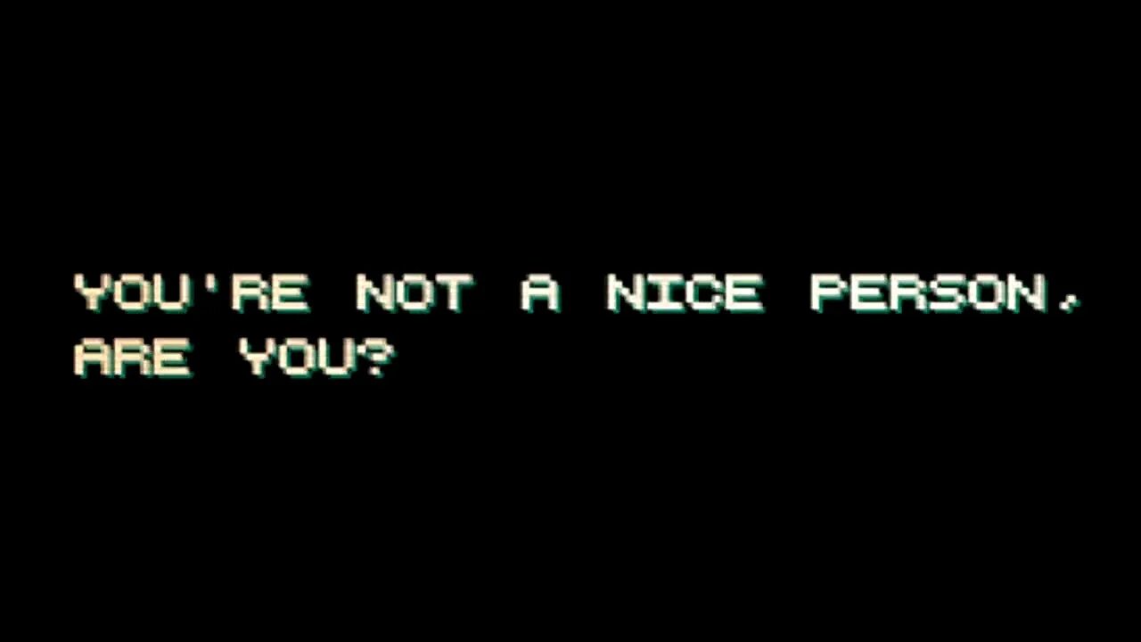 Likeable person test на русском. You're not a nice person, are you. Press r to restart Hotline Miami. Silver Lights Hotline Miami. Press r to restart gif.