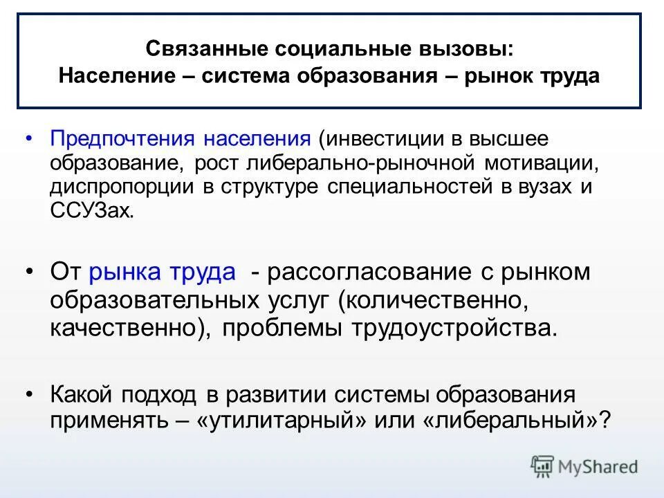 вызовы социальным наукам