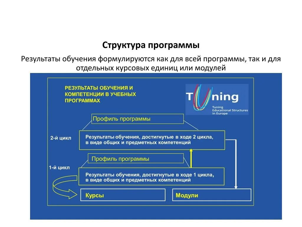 Программа итоги. Структура программы обучения. Структура приложения. Структура учебной программы. Управление качеством образования.