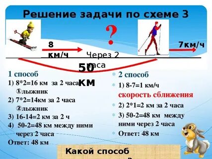 От дома до леса лыжник шел
