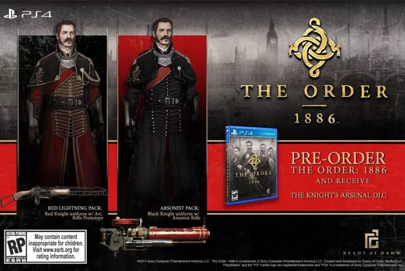 I received the order. The order: 1886. сэр галахад order 1886. new order 1886. the order 1886 ready at dawn.