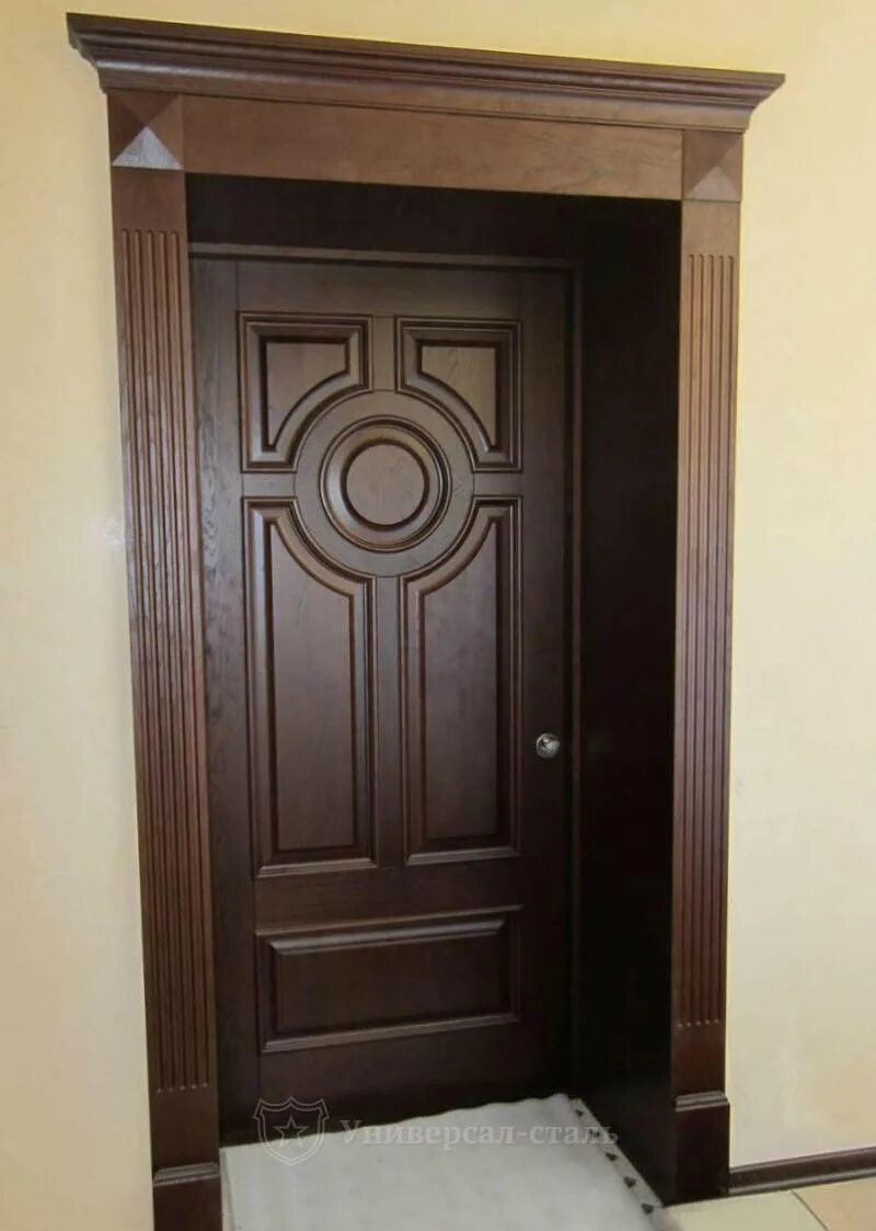 Фото отделки входной двери