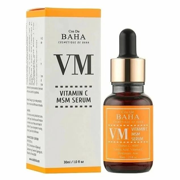 Сыворотка с витамином с для чего. Сыворотка cos de baha vm vitamin c msm serum(30 мл). cos de baha осветляющая сыворотка vm vitamin c msm serum. [cos de baha] осветляющая сыворотка с витамином с vitamin c 15 serum (va), 30 мл. сыворотки для лица корейские cos de baha.