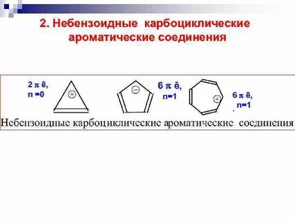 Какие соединения относятся к ароматическим