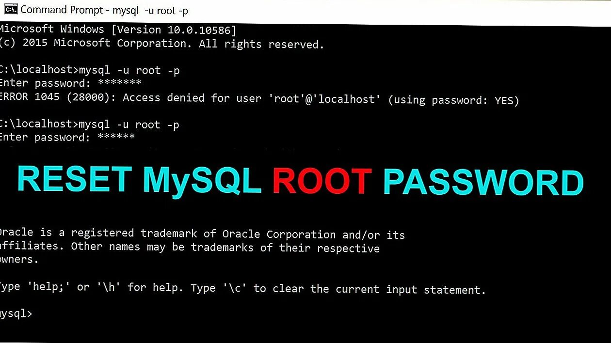 Микро ошибка. MYSQL_root_password*. Пароль MYSQL. MYSQL change root password. Сброс пароль MYSQL.