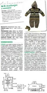 Комбинезоны для новорожденных вязаные со схемами