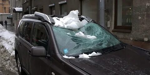 Падение сосулек
