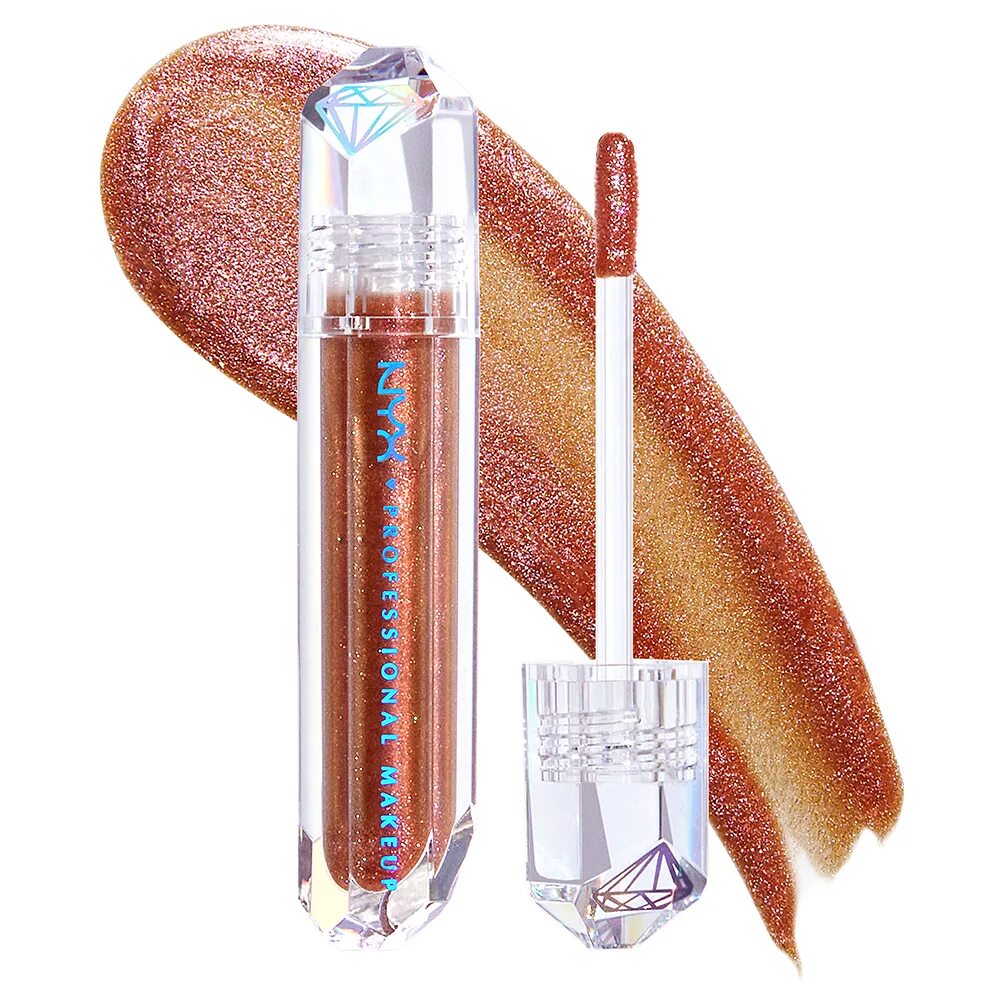 Блеск для губ diamond gloss. Nyx professional makeup, блеск-топпер для губ &quot;lip topper&quot;, оттенок 1, power trip, 38 г. pro lip topper. nyx professional makeup diamonds &amp; ice please. 6 pan shadow palette.