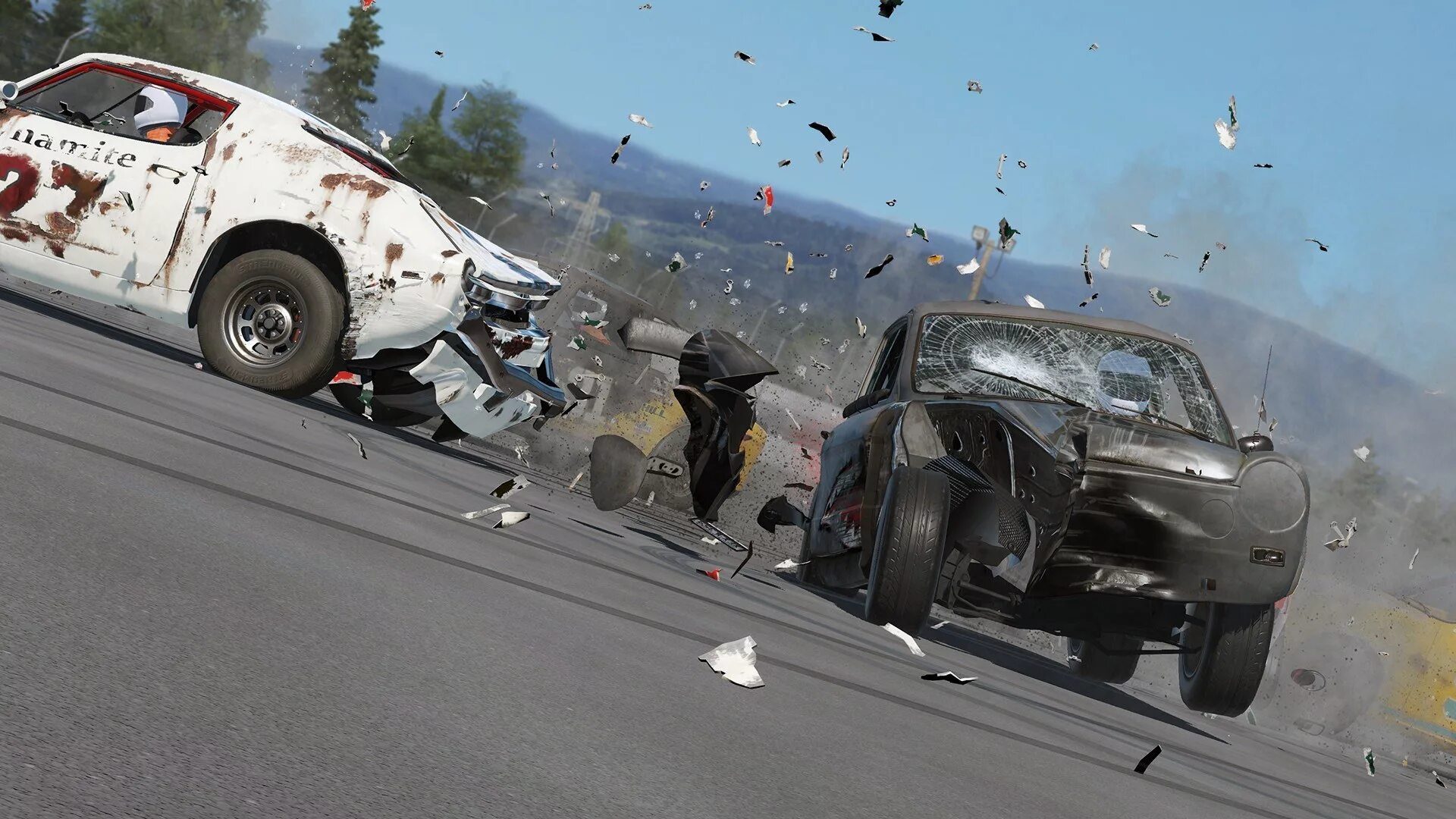 Разбитую машину игру. Гонки Wreckfest. Гонки на разбивание. Гонки аварии.