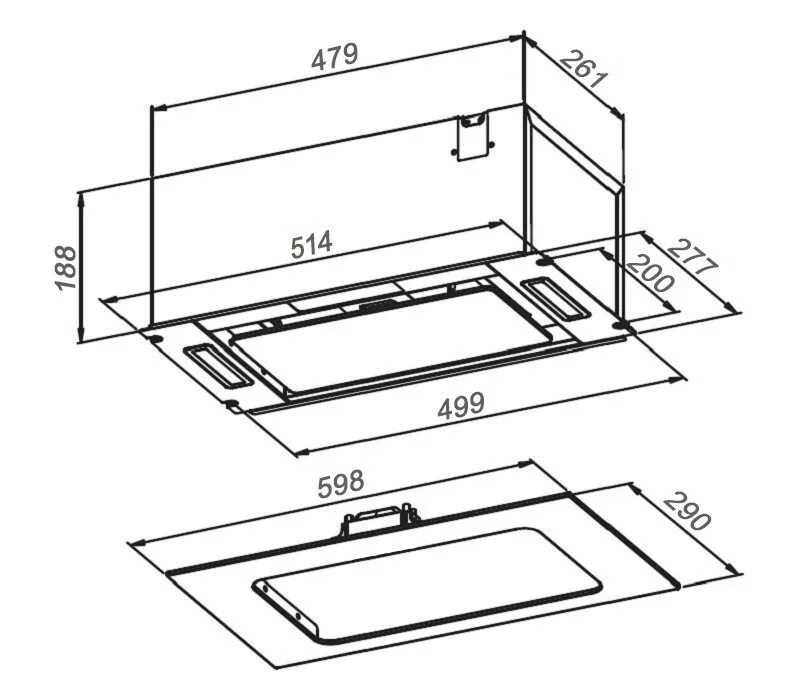 вытяжка germes bravo sensor 60