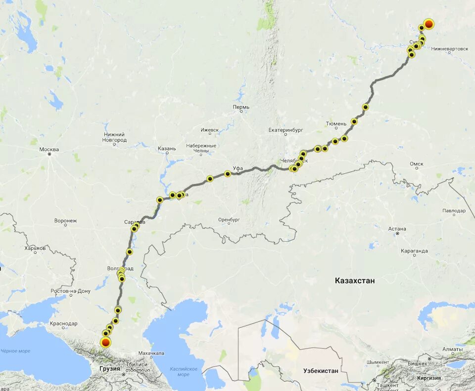 Поезд пермь минеральные воды. Пермь Нижневартовск трасса. Тюмень Нижневартовск маршрут. Тюмень Нижневартовск карта дорог. Маршрут Пермь Нижневартовск.