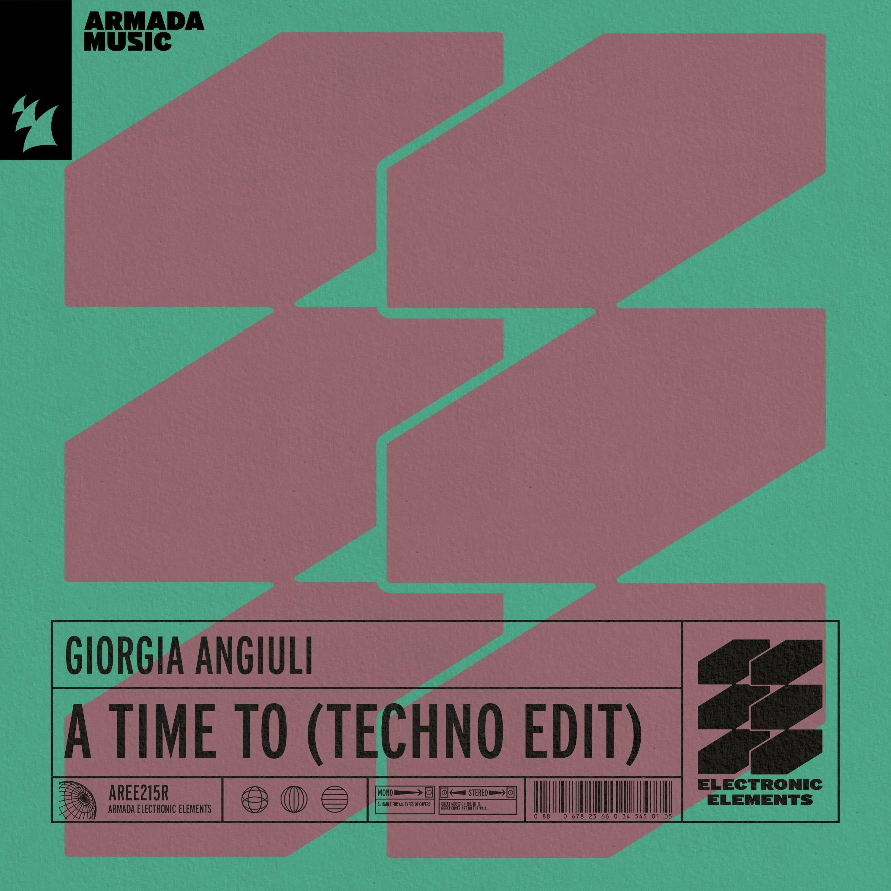 Giorgia Angiuli a time to (Techno Edit). Лейбл Armada Electronic elements. Techno edit