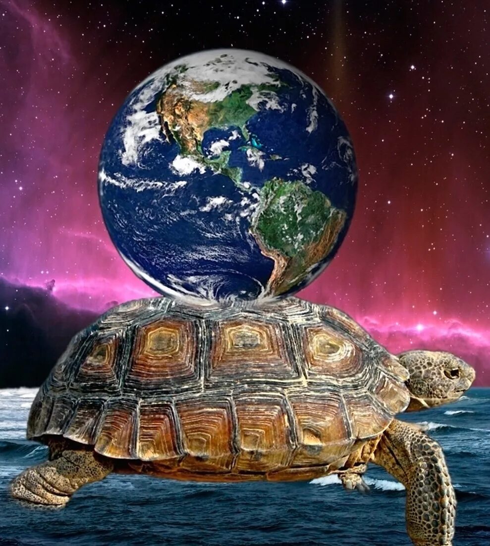 Мир на трех слонах. Черепаха три слона плоская земля. Земля на черепахе. Мир на черепахе. Земля на слонах и черепахе.