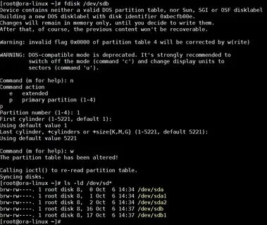 Mounting linux