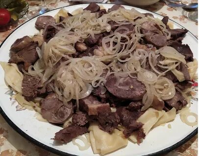 Блюда казахской кухни из конины