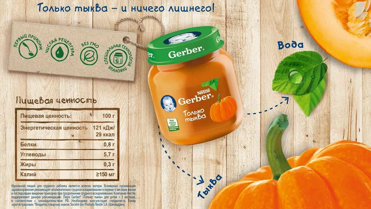 С какого возраста дают тыкву детям
