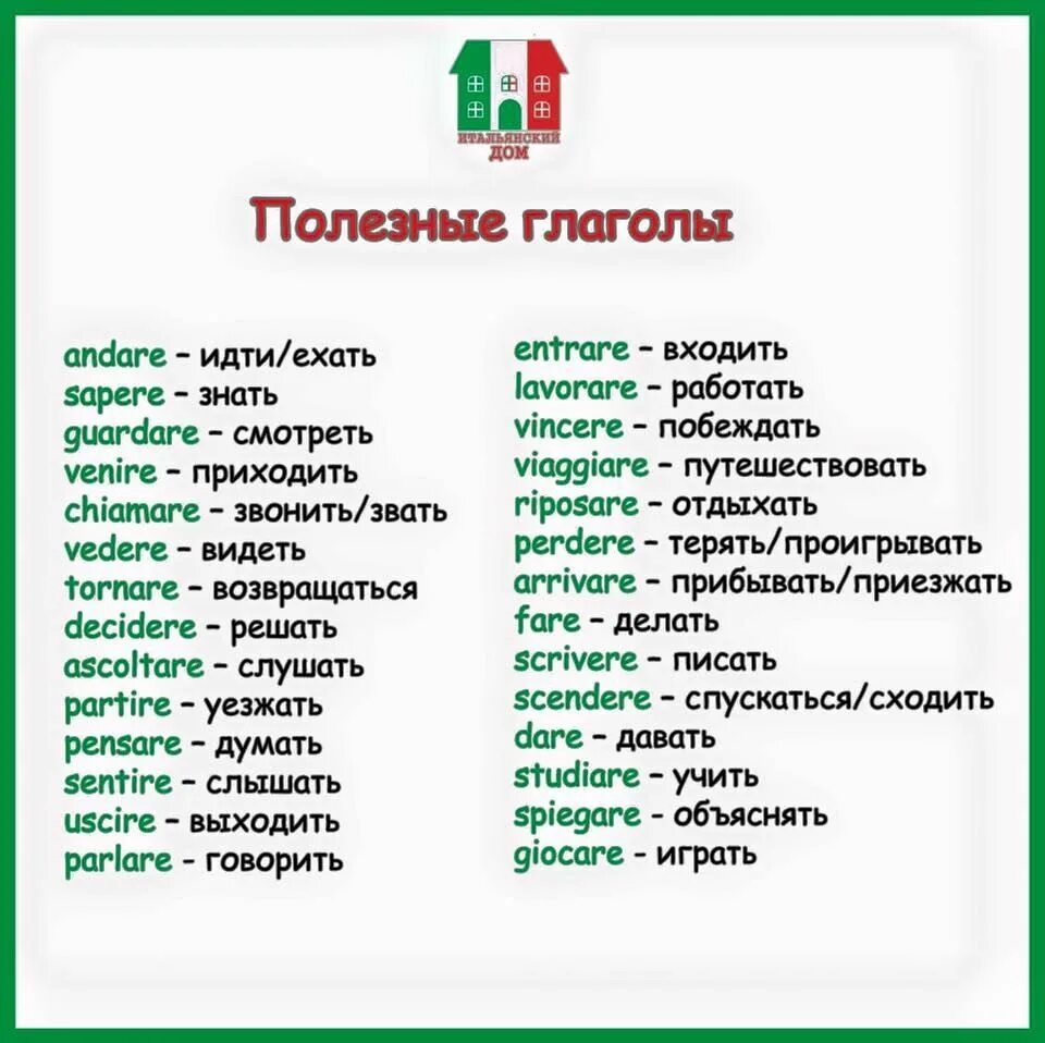 Список самых используемых слов. Основные глаголы итальянского языка. Основные глаголы итальянского языка в таблице с переводом. Глаголы в итальянском языке таблица. Возвратные глаголы в итальянском языке.