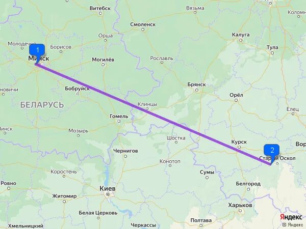Сколько км от смоленска до минска