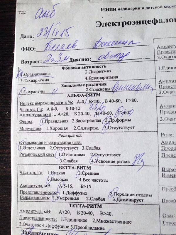 Как делают энцефалограмму детям