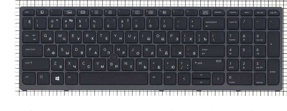 Клавиатура расположение кнопок фото Клавиатура Oklick 100M черный USB купить в интернет-магазине по низкой цене на