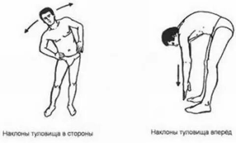4 наклоны туловищем