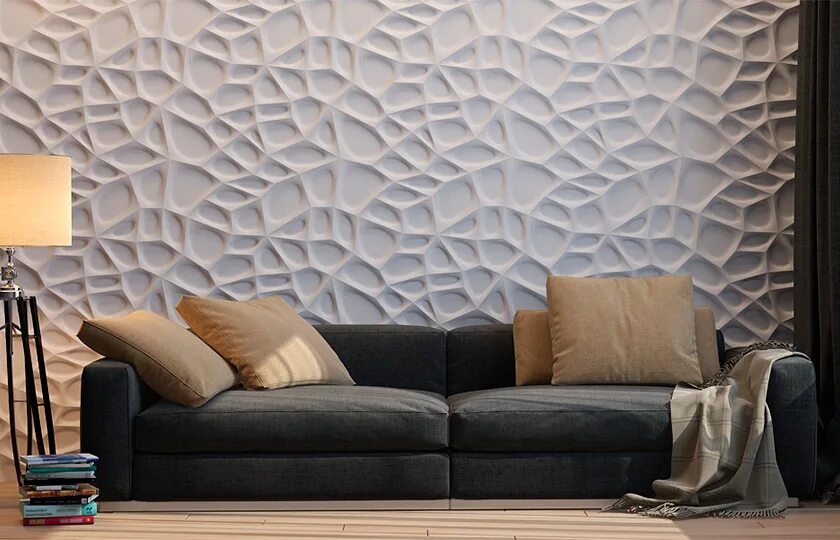 Гипсовая 3d панель "liste". Гипсовая 3d панель "бриз". Декоративная панель. Настенные панели в интерьере. Гипсовые 3д панели скала.