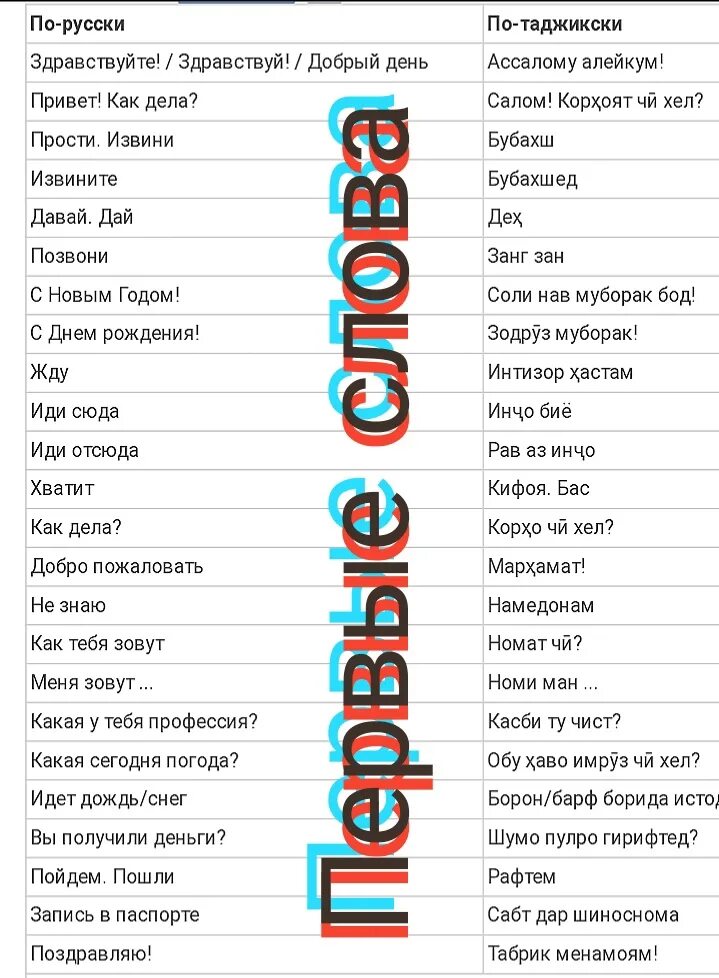 Написать по таджикски. Таджикский язык слова. Русско таджикский разговорник для начинающих. Сова на таджикском языке. Словарь таджикский на русский разговорник.