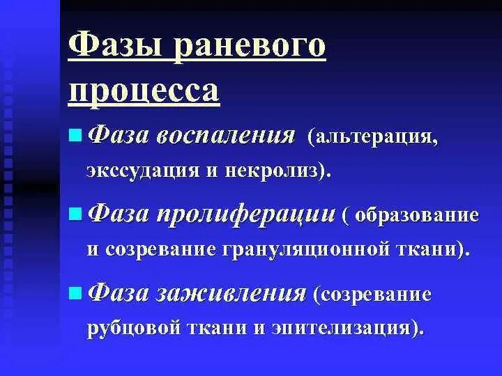 Фазы гнойного раневого процесса. Стадии течения раневого процесса. пролиферация стадия раневого процесса. фазы развития раневого процесса.