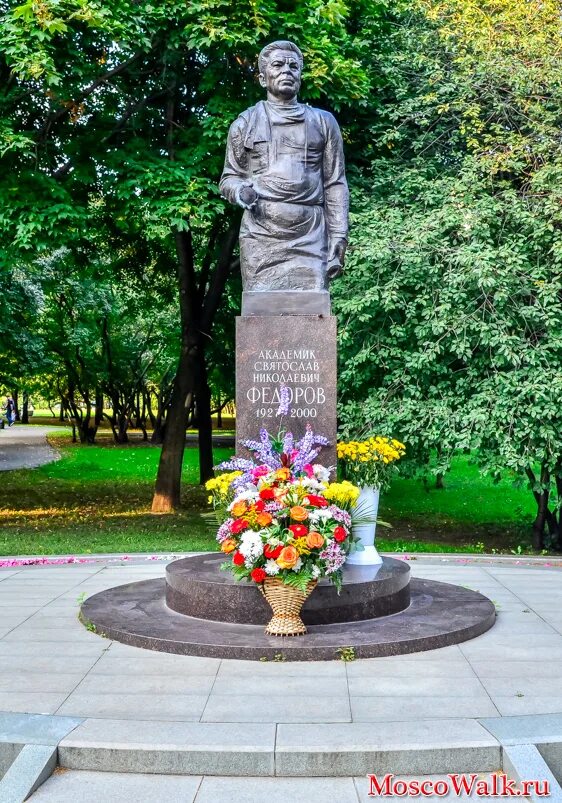 Памятник николаевичу. Памятник святославу федорову.