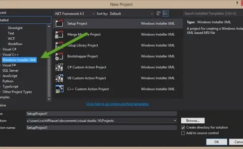 Installer projects