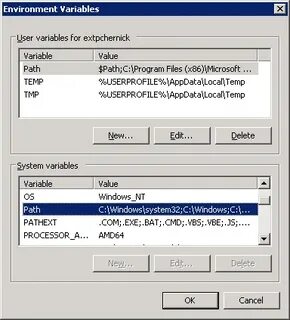 Windows path variable