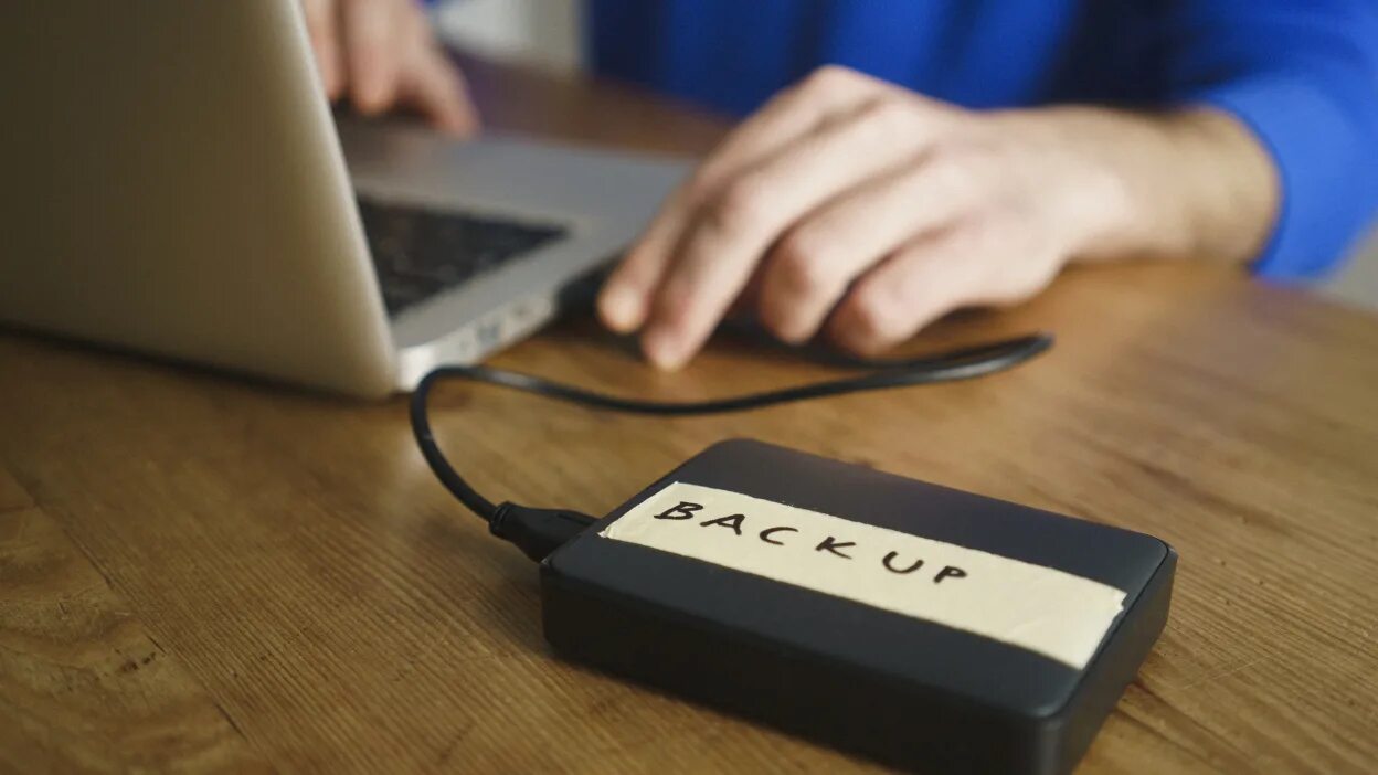 Back up computer. Back up computer