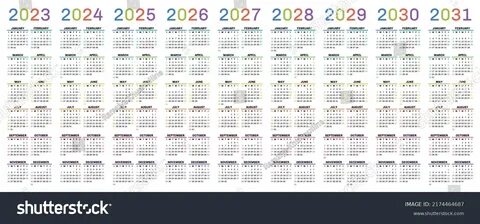 2025 2026 2027 2028 2029