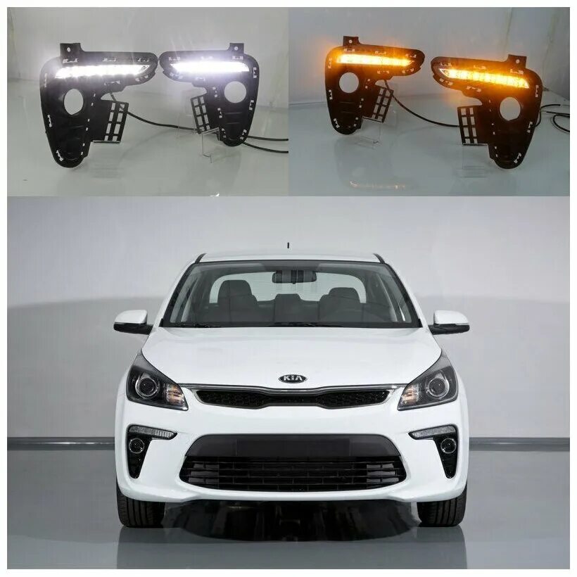 Дхо кия рио. Ходовые огни Киа Рио 4. Kia Rio 2017 ДХО. Киа Рио 2017 ходовые огни. ДХО Киа Рио 4.