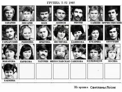 Год выпуска группы