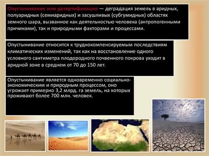 Виды загрязнений арктическое опустынивание европа таблица