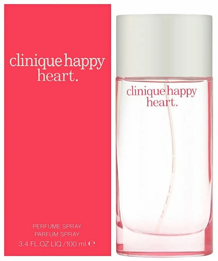 Парфюмерную воду clinique happy. Clinique Happy for women 100. Clinique Happy Heart 100ml. Clinique Happy Heart 50ml. Духи клиник Хэппи Харт женский.