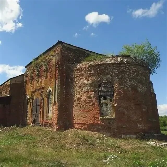 Липецкая область Чаплыгинский район Демкино Церковь Троицы Живоначальной Фотогра