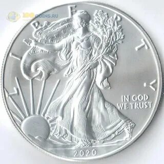 1 доллар серебро свобода