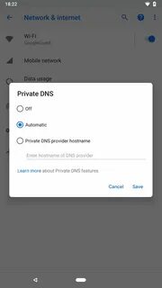 Что значит частный dns