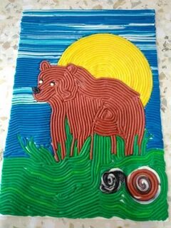 Рисуем пластилином 2 класс