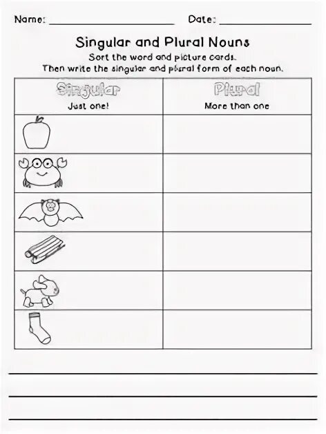 Be singular and plural. Cattle singular or plural. singular and plural worksheets from murphy.
